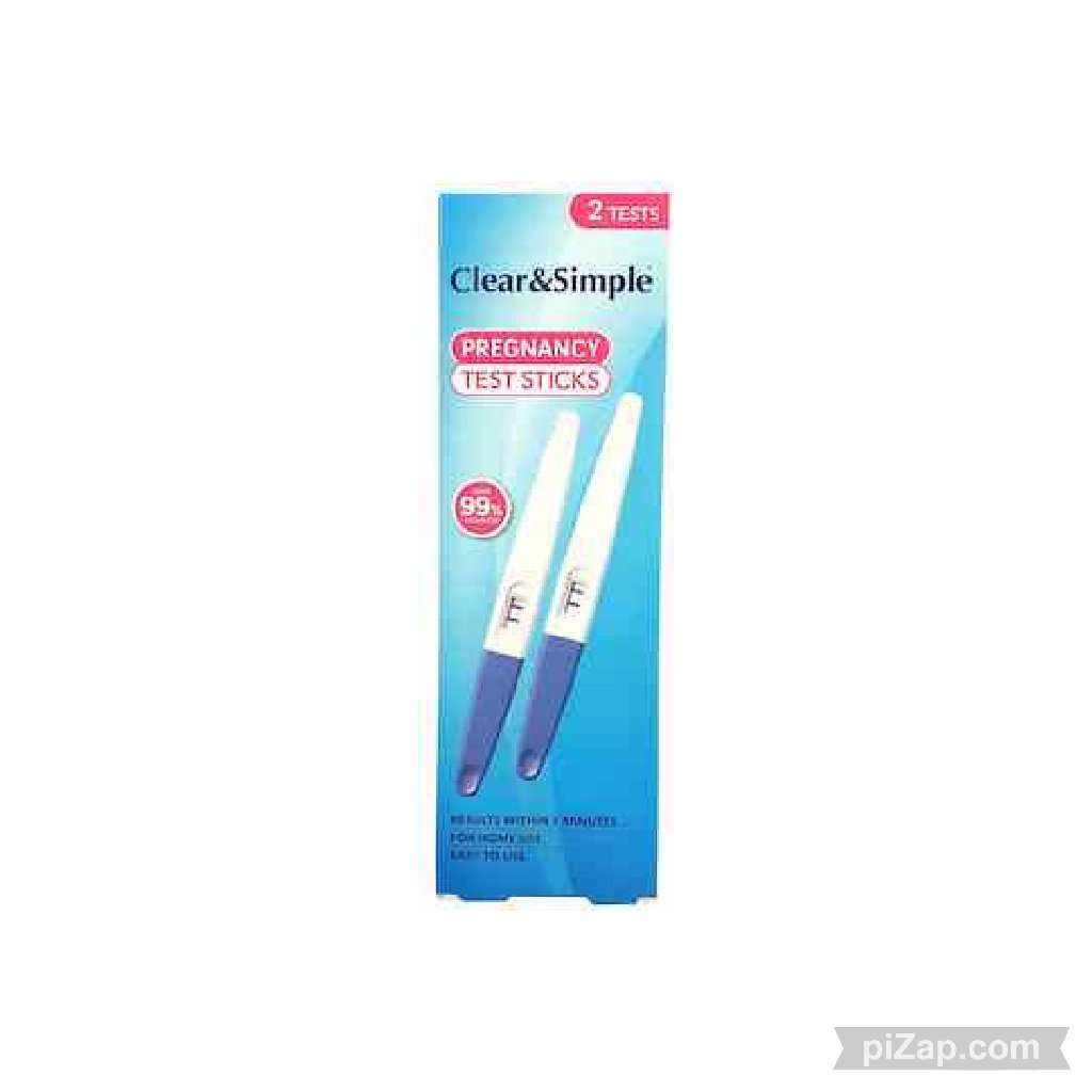 Clear & Simple Pregnancy Test 2ct (Copy)